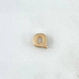 Charm Letter Q 0.35gr / 0.5cm / 18K Yellow Gold ©