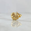 Pendant Textured Heart 0.65gr / 1.6cm / Crossed 18K Yellow Gold ©