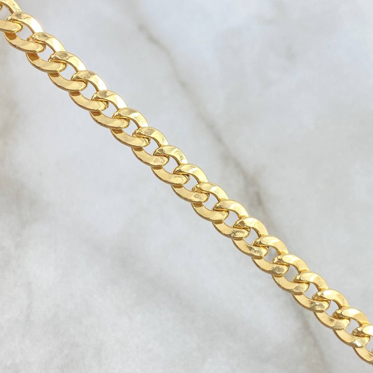 Cuban Links Bracelet 5.4gr / 8 in / 5mm Yellow Gold +1 18K !