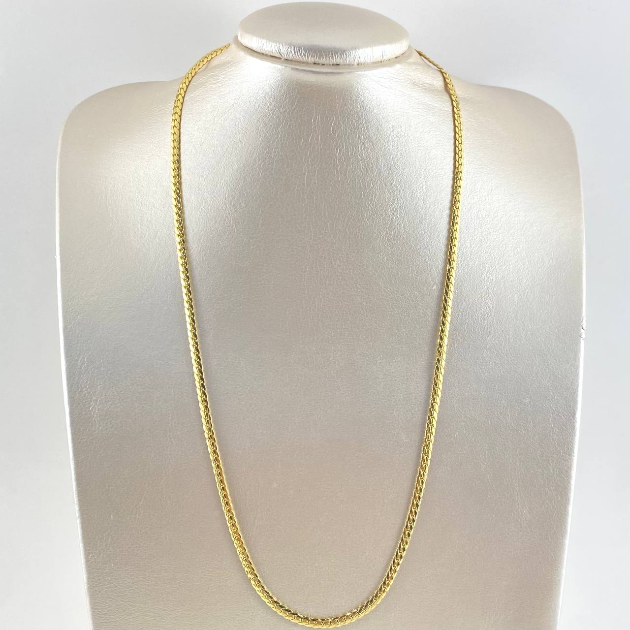 Flat Snake Chain 9.65gr / 23 1/2 in / 18K Gold +3 !