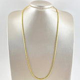 Flat Snake Chain 9.65gr / 23 1/2 in / 18K Gold +3 !