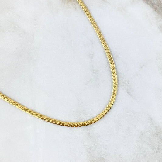 Cadena Serpiente 9.65gr / 23 1/2 in / Oro Amarillo +3 18K !