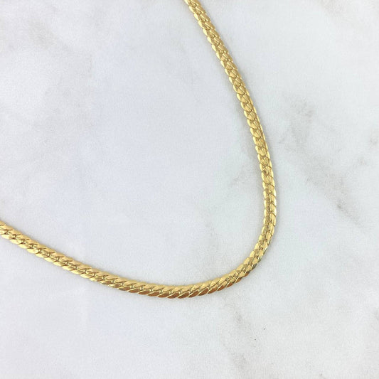 Cadena Serpiente 9.65gr / 23 1/2 in / Oro Amarillo +3 18K