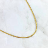 Cadena Serpiente 11.15gr / 23 1/2 in / 2.1mm Oro Amarillo +3 18K ©