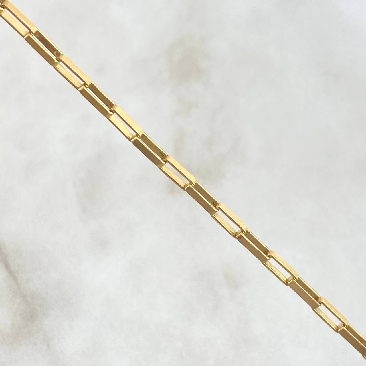 Paperclip Bracelet 2.8gr / 19cm / 2mm Yellow Gold +3 18K ©