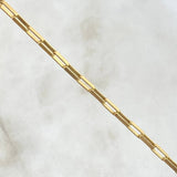 Paperclip Bracelet 2.8gr / 19cm / 2mm Yellow Gold +3 18K ©