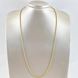 Cadena Lazo 3.25gr / 23 1/2 in / 2mm Oro Amarillo +3 18K