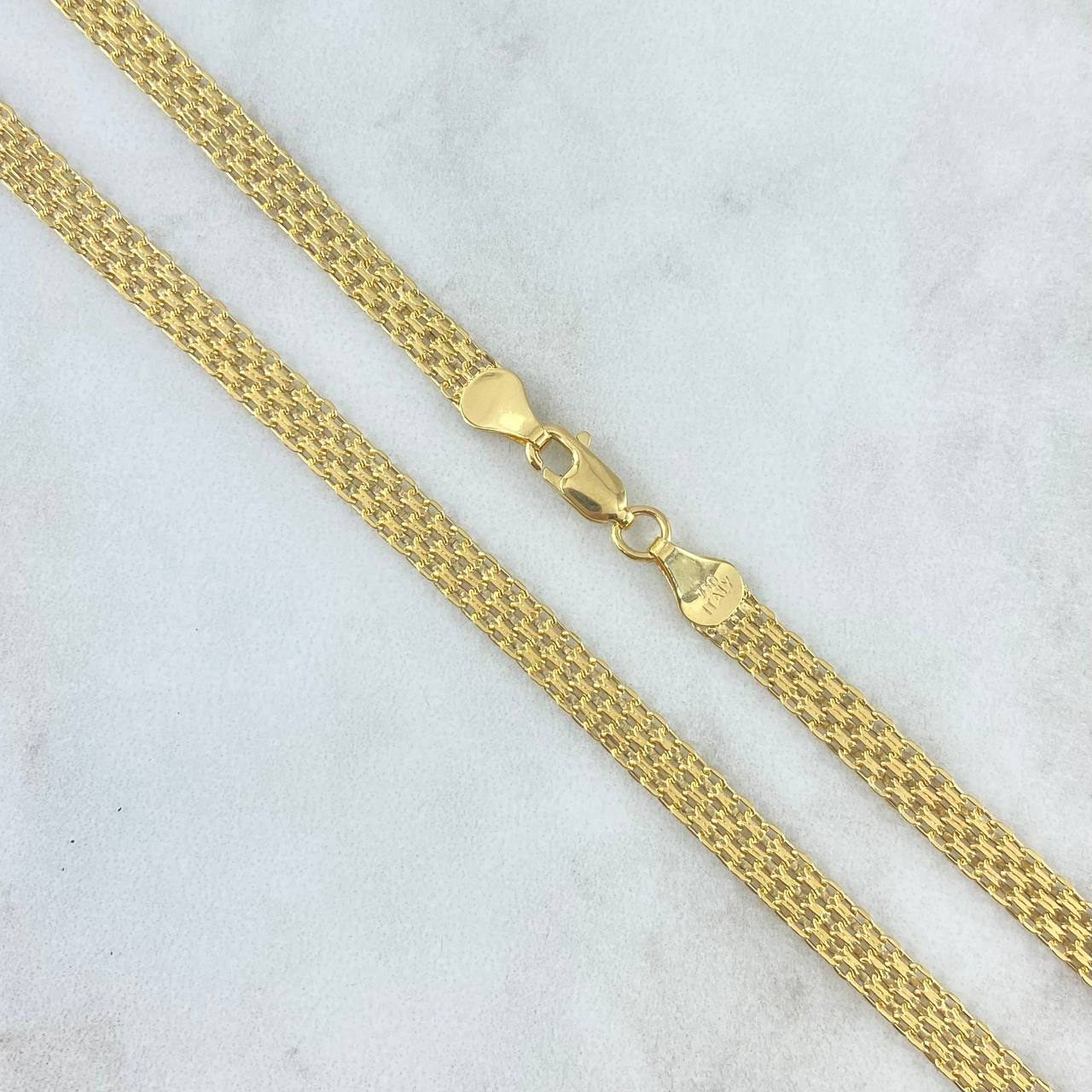 Bismark Chain 15.3gr / 60cm / 5mm Yellow Gold +0 18K *