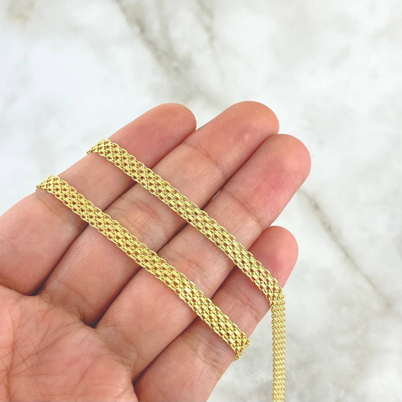 Bismark Chain 15.3gr / 60cm / 5mm Yellow Gold +0 18K *