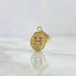 Pendant Letter H 0.4gr / 2cm / Textured Oval 18K Yellow Gold