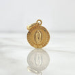 Dije Medalla Virgen Guadalupe 1.55gr / 2cm / Texturizado Oro Amarillo 18K
