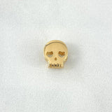 Charm Skull 1.4gr / 0.8cm / Polished 18K Yellow Gold