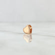 Herraje Corazón 0.65gr / 0.6cm / Liso Oro Rosa 18K