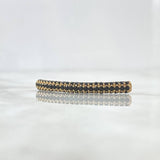 Charm 3.6gr / 3.8cm / Black Zircons 18K Yellow Gold