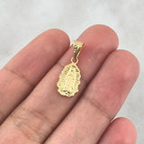 Dije Virgen Guadalupe Silueta 0.65gr / 2mm Mate - Liso Oro Amarillo 18K ©