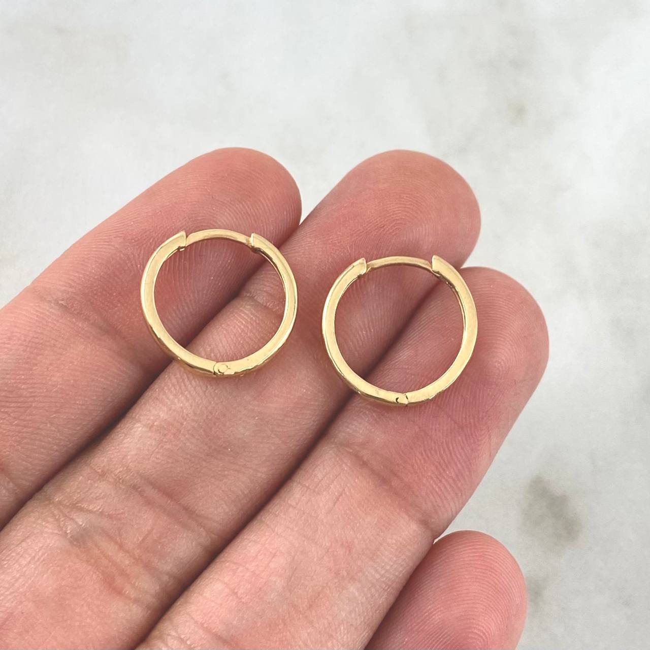 Candongas Kona  1.55gr / 1.5cm / Oro Amarillo 18K *
