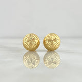 Topos Bola 1.6gr / 10mm Diamantado Oro Amarillo 18K ©