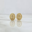 Topos Virgen Guadalupe 0.75gr / 1/2 in / Oro Amarillo 18K *