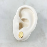 Topos Virgen Guadalupe 0.8gr / 1/2 in / Oro Amarillo 18K *