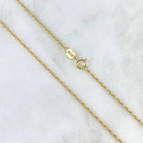 Rope Chain 1.1gr / 23.6in / 18K Gold +3$