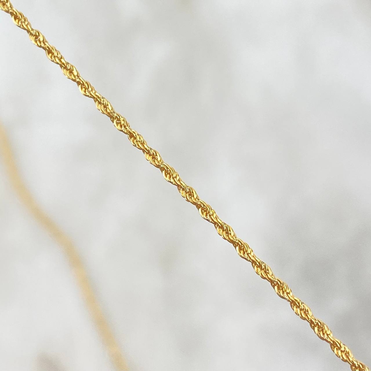 Rope Chain 1.1gr / 23.6in / 18K Gold +3$