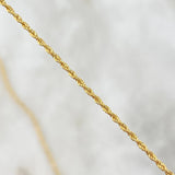 Rope Chain 1.1gr / 23.6in / 18K Gold +3$