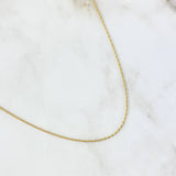 Rope Chain 1.1gr / 23.6in / 18K Gold +3$