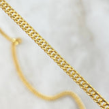 Cuban Links Reticulated 7.2gr / 23 1/2 in / 18K Gold +3 ©