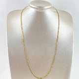 Cadena Figaro 4.35gr / 19 3/4 in / Oro Amarillo +1 18K