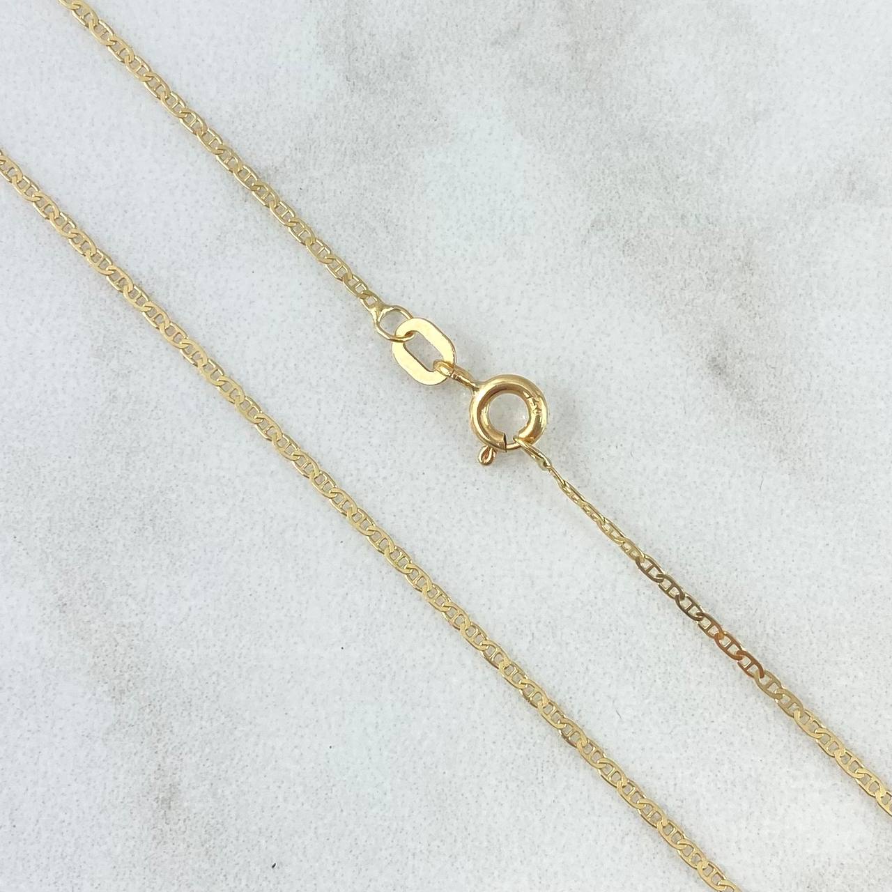Flat Mariner Chain 1.75gr / 60cm / 1.2mm Yellow Gold +3 18K