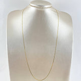 Flat Mariner Chain 1.85gr / 60cm / 1.2mm Yellow Gold +3 18K
