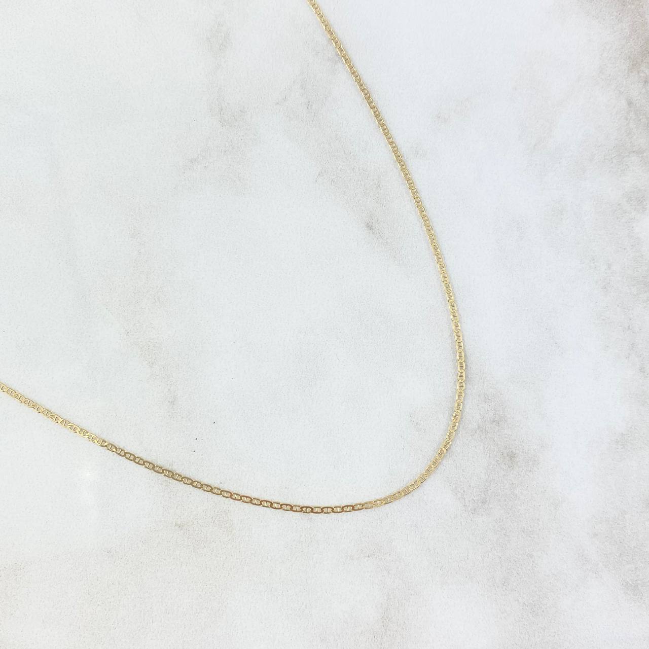 Flat Mariner Chain 1.75gr / 60cm / 1.2mm Yellow Gold +3 18K