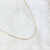 Flat Mariner Chain 1.75gr / 60cm / 1.2mm Yellow Gold +3 18K *