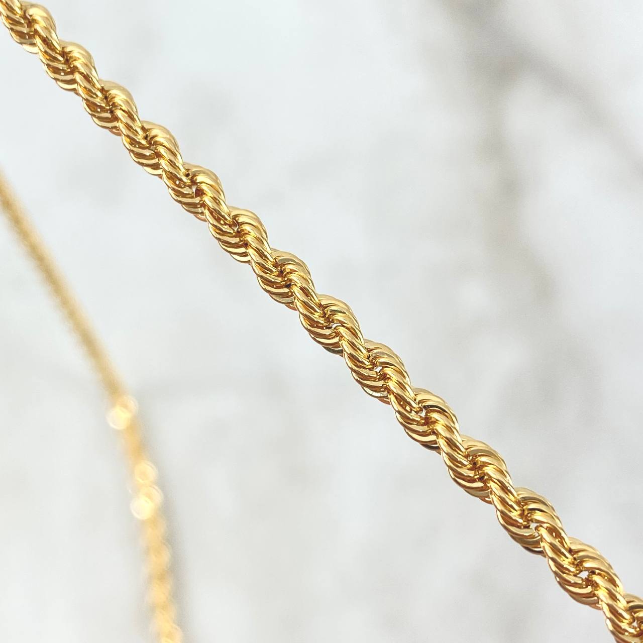 Rope Chain 8.3gr / 23.6in / 18K Gold +3