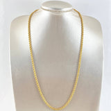 Rope Chain 8.3gr / 23.6in / 18K Gold +3