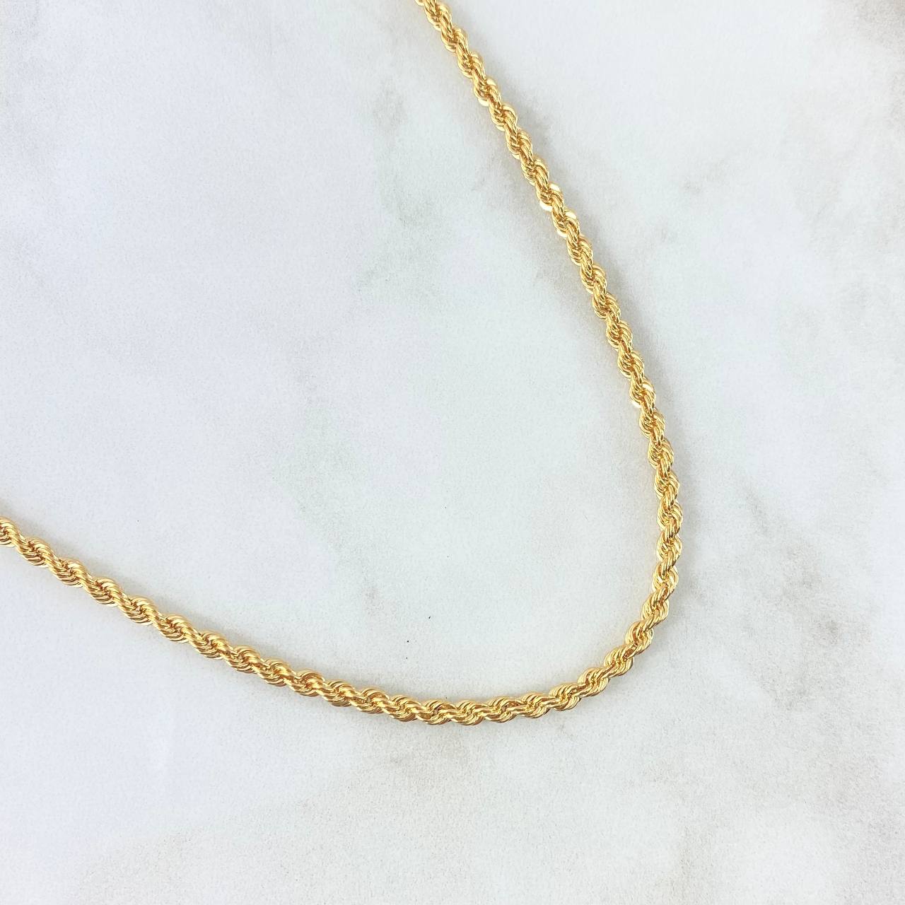Rope Chain 8.3gr / 23.6in / 18K Gold +3