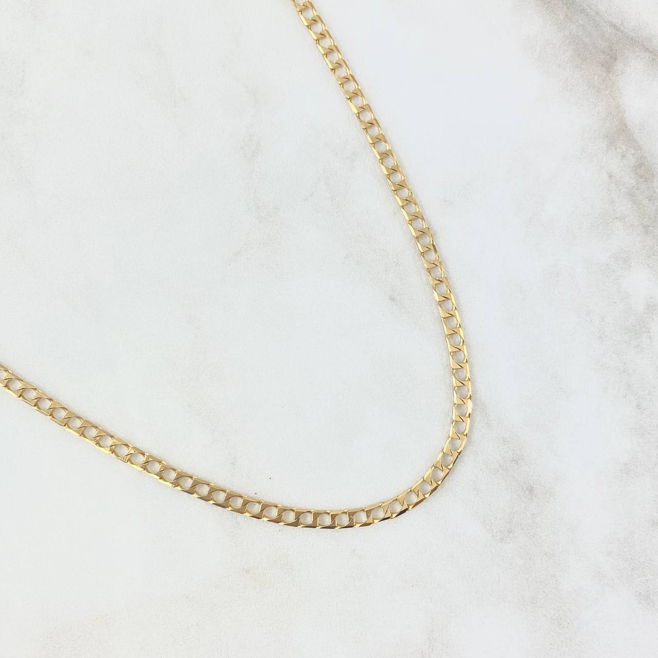 Panzer Chain 14.2gr / 60cm / 4.3mm Yellow Gold +1 18K *