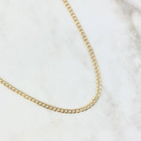 Panzer Chain 14.2gr / 60cm / 4.3mm Yellow Gold +1 18K *
