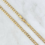 Panzer Chain 19.6gr / 60cm / 4mm Yellow Gold +1 18K