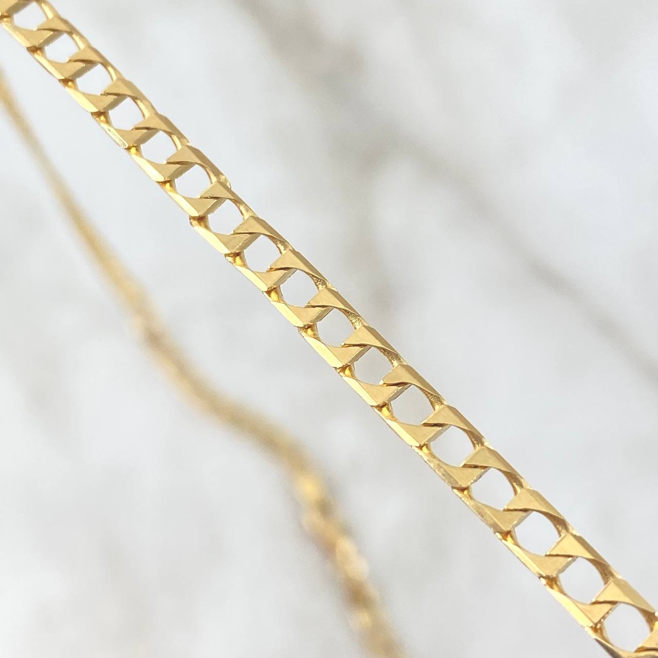 Panzer Chain 19.6gr / 60cm / 4mm Yellow Gold +1 18K