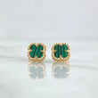Topos Trebol Verde 1.95gr / Oro Amarillo Nac.Esp. 18K