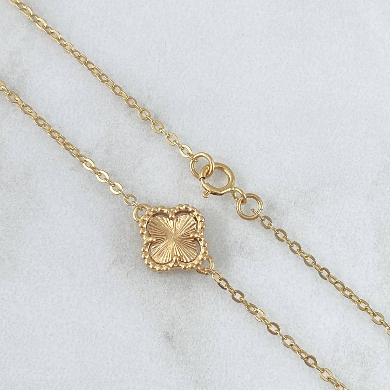 Chain Classic Link Clover 7.2gr / 21.7in / Nac.Esp. 18K Gold
