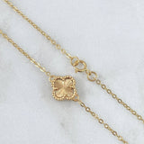 Chain Classic Link Clover 7.2gr / 21.7in / Nac.Esp. 18K Gold