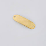 Herraje Placa Octagonal 0.5g / 1 in Oro Amarillo 18K