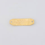 Herraje Placa Octagonal 0.55g / 3/4 in Oro Amarillo 18K