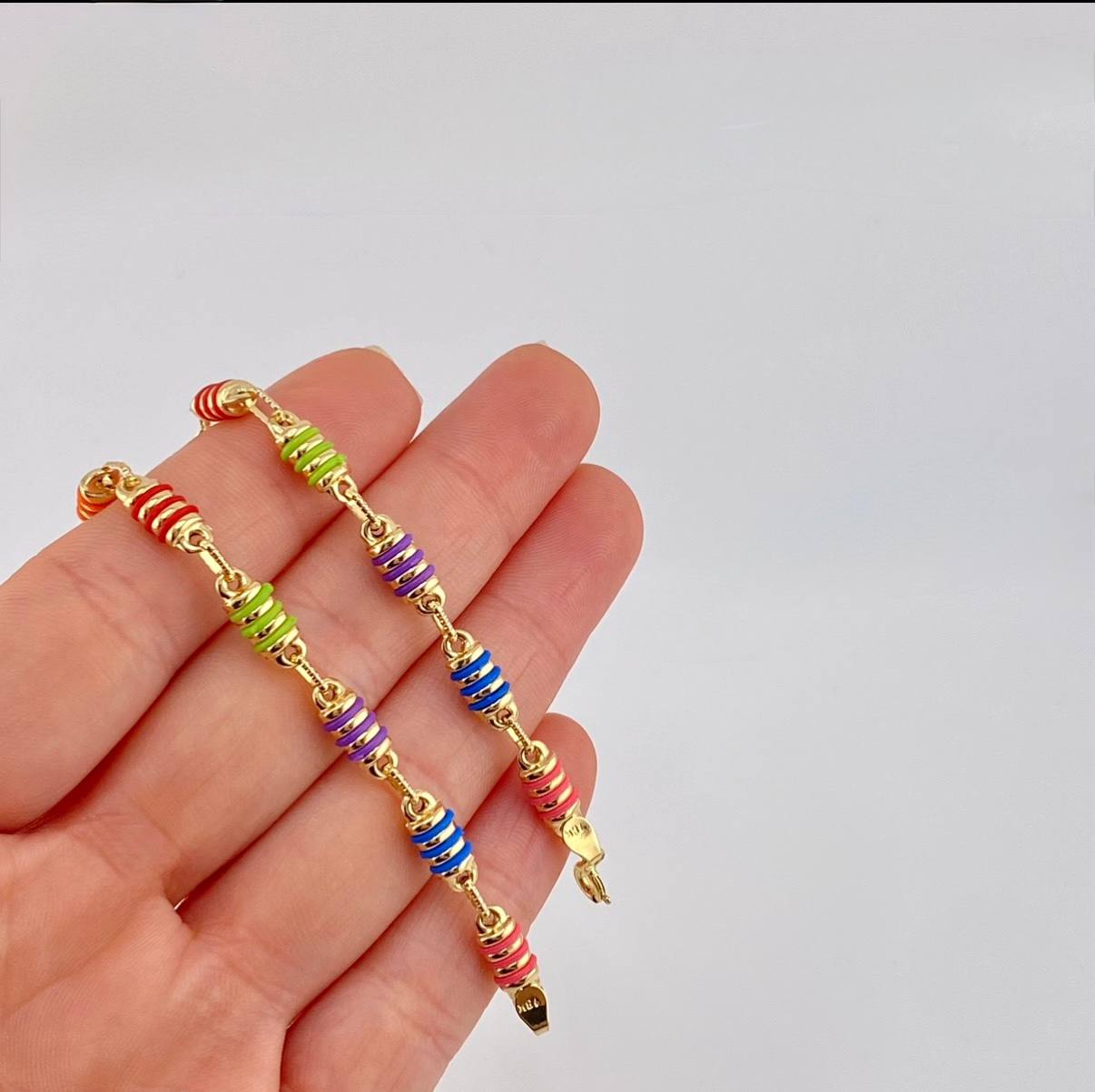 Cadena Rustica Barril Rayado 12.8g / 20 in / 5mm Oro Amarillo 18K