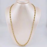 Cadena Rustica Tornillo 13.8g / 26 in / 4.3mm Oro Amarillo 18K