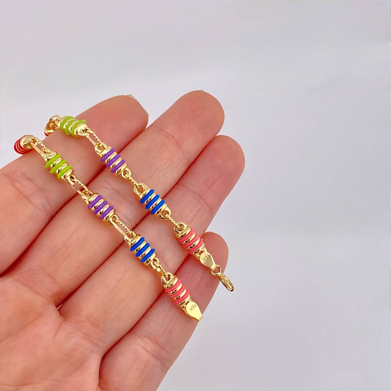 Cadena Rustica Barril Rayado 12.85g / 20 in / 4.9mm Oro Amarillo 18K