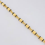 Cadena Rustica Tornillo 13.8g / 26 in / 4.4mm Oro Amarillo 18K