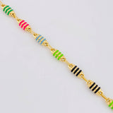 Cadena Rustica Barril Rayado 12.8g / 20 in / 4.9mm Oro Amarillo 18K